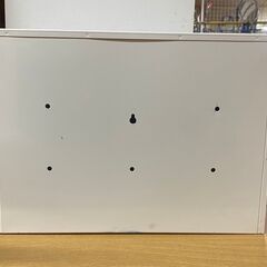 新品保管品　ポスト　スチール製　ホワイト　※店舗商品の画像