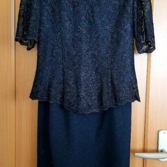 黒の ラメスカート【フォーマル】の画像