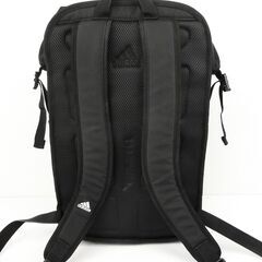 【おみせっち】adidas アディダス 4CMTE バックパック/リュックサック 25.5L ブラック ◆Climacool機能搭載 ◆ノートPC用パッドポケット有りの画像