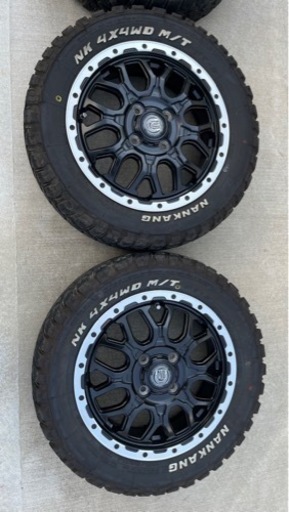 軽バン　マッドタイヤ　アゲアゲ系　カスタム