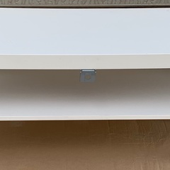 【直接引き取りのみ】 テレビ台 イケア ホワイト R5-0344の画像