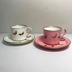 ☆値下げ☆O2402-367 香蘭社 カップ＆ソーサー 2客セッ...