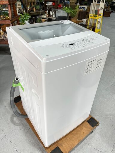 ★N.simple★ ニトリ 洗濯機 NTR60 6kg 2021年 コンパクト 一人暮らし 新生活 シンプル ガラストップ
