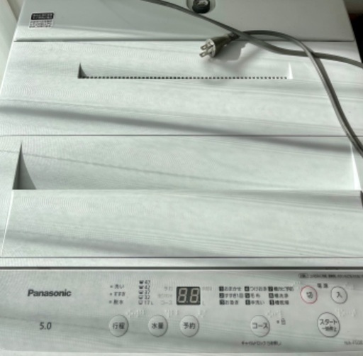早い者勝ち　引取り歓迎　配送なら送料別　Panasonic　パナソニック　中古　全自動洗濯機 NA-F50B15 　2021年製造　※引取可