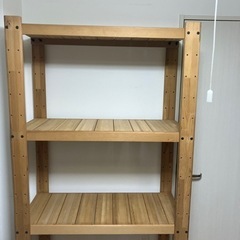 木のフリーラック　　組み立て式の画像