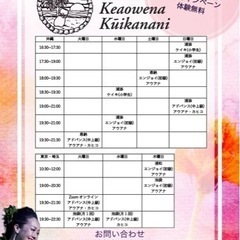 Hālau Keaowena Kūikanani 日本校 池袋スタジオ 池袋 フラダンスの画像