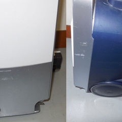 【直接引き取りのみ】 2017年製 紙パック式掃除機 シャープ EC-KP15P-W R6-0091の画像
