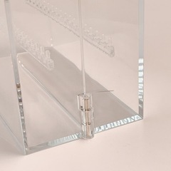 【未使用】無印良品  アクリルネックレス・ピアスケース・見開きタイプ の画像