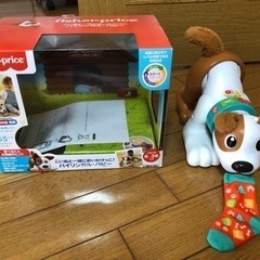 【美品】ベビー　おもちゃ　犬　動く　英語　バイリンガルの画像