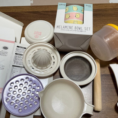 離乳食用品＋食器　の画像