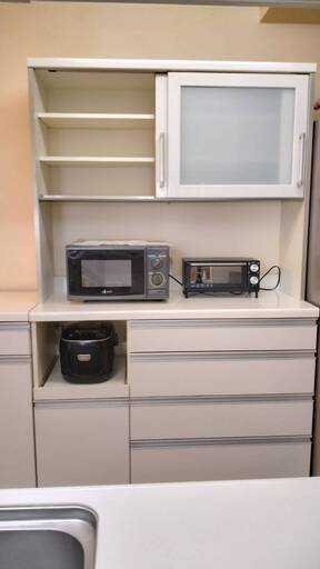 [更新しました。]パモウナ　キッチンボード＆カウンターセット[幅120cm×奥行50cm]