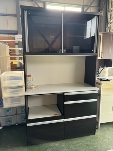 食器棚　キッチン収納　2分割　中古