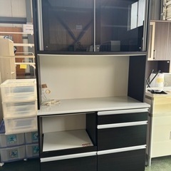 食器棚　キッチン収納　2分割　中古