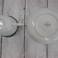 No.428　TRUSSARDI（トラサルディ）　ペアカップ＆ソーサーの画像