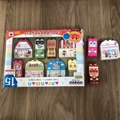 アンパンマン　ブロック　たのしいおみせやさんセット&ドキンちゃん...