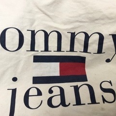 ＜未使用＞tommy jeans　帆布ボストンバッグ　トミージーンズ　旅行などにの画像