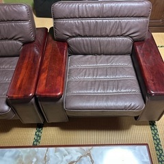 ソファー　テーブルセットの画像