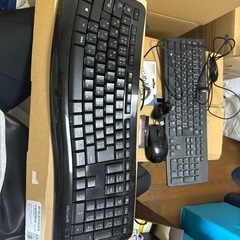 機材 魚眼レンズ ヘッドセット キーボード マウスの画像