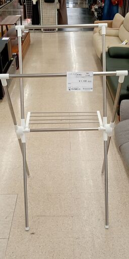 ★ジモティ割あり★  ハンガーラック 白 H130×D60×W73 クリーニング済み TJ4200