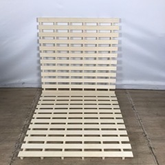 ⑤【美品】シングルベッド　すのこ