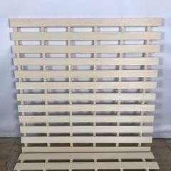 ⑤【美品】シングルベッド　すのこの画像
