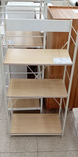 ★ジモティ割あり★  キッチンラック 白 H120×D30×W60 クリーニング済み TJ4205