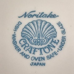 ☆値下げ☆K2402-373 Noritake CRAFTONE ケーキ皿 プレート 5枚セット 17.7cm 箱なし 中古美品の画像