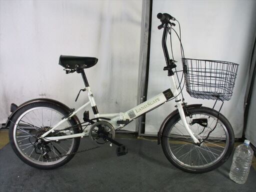 D320★　13000円★　折りたたみ中古自転車【20インチ　白 】