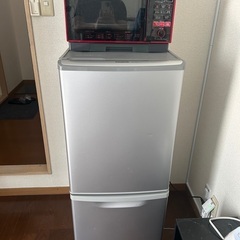 冷蔵庫、洗濯機、電子レンジ3店セット差し上げます！