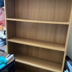 ニトリ　オーク　本棚　4段の画像
