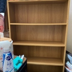 ニトリ　オーク　本棚　4段の画像