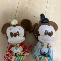 ディズニーミッキーとミニーのひな祭りぬいぐるみ