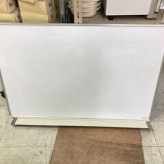 中古　美品　ホワイトボード　ホーロー　無地　壁掛　900×600...