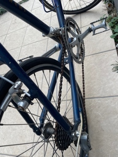 ビアンキ　ミニベロ　ダブルレバー　※要後輪修理 ビアンキ ミニベロ ダブルレバー ※要後輪修理