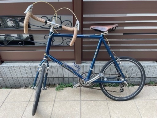 ビアンキ　ミニベロ　ダブルレバー　※要後輪修理