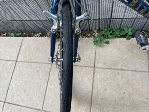 ビアンキ ミニベロ ダブルレバー ※要後輪修理