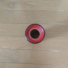 堆朱　一輪挿し　花瓶の画像