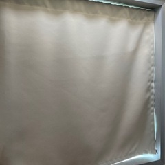 遮光 防炎 カフェカーテン ベージュ