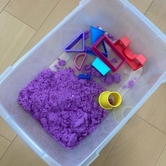 手につかない砂　お家遊び
