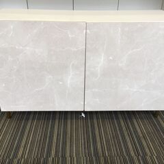 ○家具 収納家具 食器棚 キッチン家具 サイズ120×74.5×41.5㎝ 整理 脚付き インテリア  ホワイト 白 中古品(NF240215)Zi-1582の画像