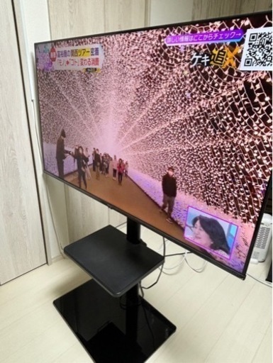 ?美品✨ハイセンス✨ 50型 4Kチューナー内蔵 液晶 テレビ  テレビ台・アンテナケーブル付き