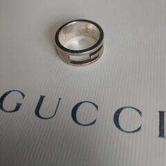 全国配送可能　GUCCI　シルバーリング　安価でお譲りします　写...