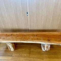【お話し中！】木のベンチ／木製ベンチ／木で作ったベンチ【山梨県、...