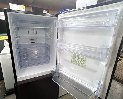 2ドア冷蔵庫 280L 2021年製 シャープ SJ-PD28G-T ブラウン系 右開きタイプ ☆札幌市白石区 白石店