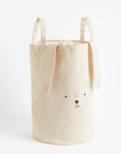 2/25まで‼︎【新品】H\u0026M home コットンツイルストレージバスケット　大きい方のサイズ