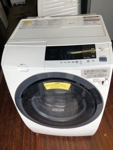 北九州市内配送無料　保証付き　日立 HITACHI BD-S3800L [ビッグドラム ななめ型ドラム式洗濯乾燥機（10.0kg） 左開き ホワイト]