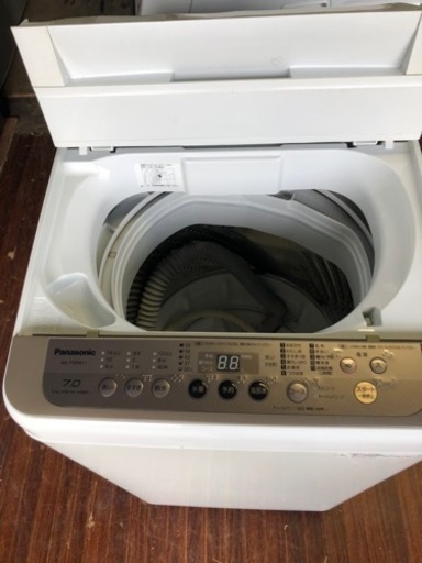 北九州市内配送無料　保証付き　パナソニック Panasonic NA-F70PB11-T [全自動洗濯機 7kg バスポンプ内蔵タイプ