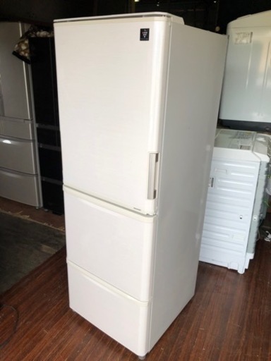 北九州市内配送無料　保証付き　大人気 シャープ SHARP SJ-PW35C-C [プラズマクラスター冷蔵庫（350L・どっちもドア）