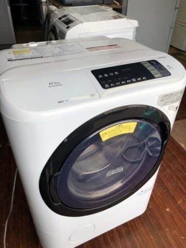 北九州市内配送無料　保証付き　HITACHI(日立)の12.0kgドラム式洗濯乾燥機　BD-NX120AE4