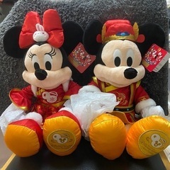 ミッキー　ミニー　ぬいぐるみ